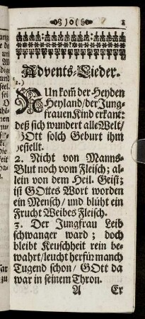 Advents-Lieder.