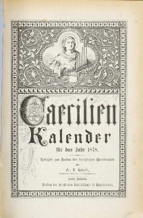 Caecilien-Kalender : für das Jahr. 3. 1878