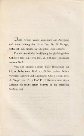 Ueber die Bedeutung der anorganischen Salze für die Ernährung des Thieres : Inaugural-Dissertation