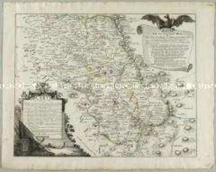 Carte von der Grafschaft Glatz
