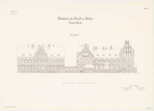 Kinderklinik der Charité, Berlin: W-Ansicht 1:100