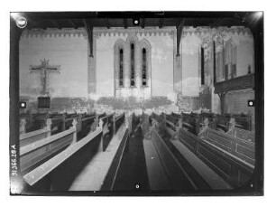 Rühn. Ehem. Zisterzienser-Nonnenkloster. Klosterkirche (M. 13. Jh.). Inneres nach Süden