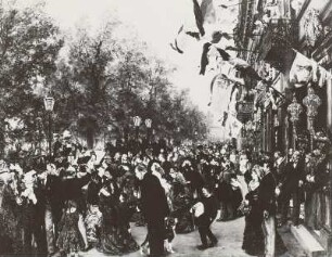 Abreise König Wilhelms I. zur Armee am 31. Juli 1870