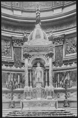 Budapest. Basilika St. Stephan, Stephans-Altar (1851/1905) : Budapest. Sankt-Stephans-Basilika (Baubeginn 1851; József Hild, Fortführung Miklós Ybl, Vollendung 1905; József Kauser). Stephans-Altar