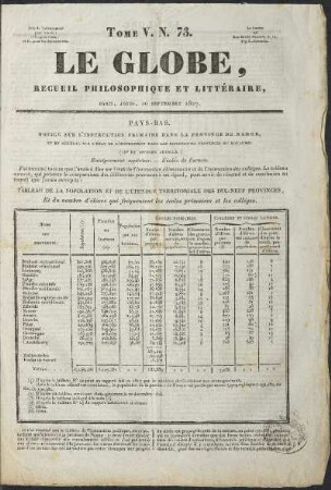 1827, 73: Heft