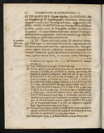 X-XVIII, § VI - VIII