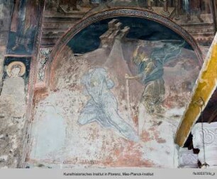 Die Ausmalung der Saalkirche : Der Zyklus des Heiligen Georg : Die Enthauptung des Heiligen Georg