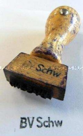 Stempel "BV Schw"