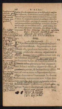 Cap. XXXII. De Testimonio divino.