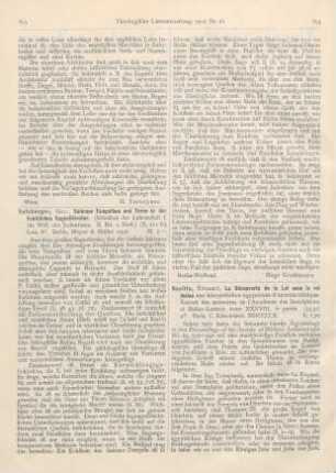 803-804 [Rezension] Salzberger, Geo., Salomos Tempelbau und Thron in der semitischen Sagenliteratur