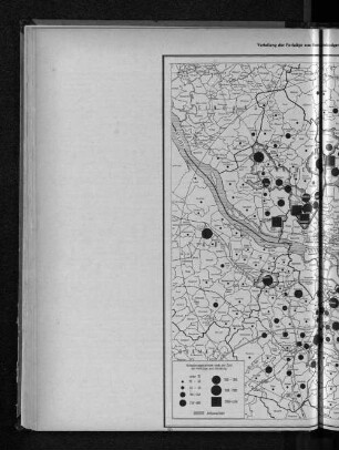 Verteilung der Fortzüge aus Hamburgs Umlandgemeinden vom 6.6.1961 bis 31.12.1964
