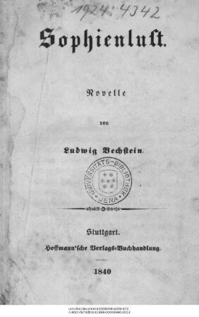 Sophienlust : Novelle