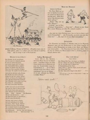 "Höchste Leistung" "Von der Boxerei" "Schön war's doch!"