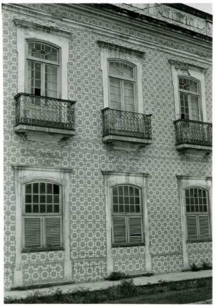Recife, Haus mit Fayencefliesen-Bekleidung