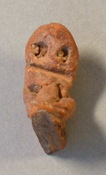 Fragment of a clay vessel decoration