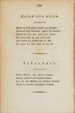 Lebensart.