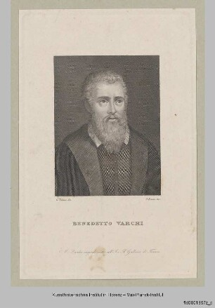 Bildnis des Benedetto Varchi