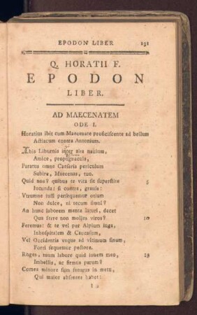 Epodon Liber