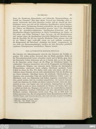 Die Literatur Dieser Epoche