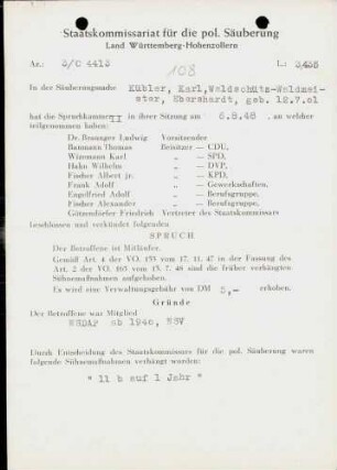 Kübler, Karl