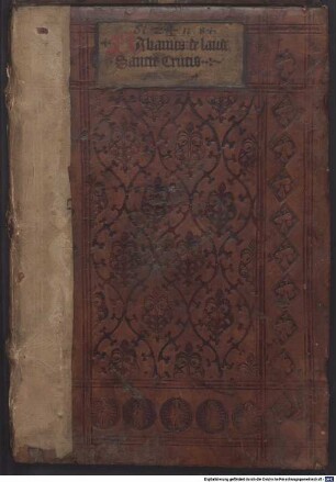 Magnencij Rabani Mauri De Laudib[us] sancte Crucis opus : erudicione versu prosaq[ue] mirificum