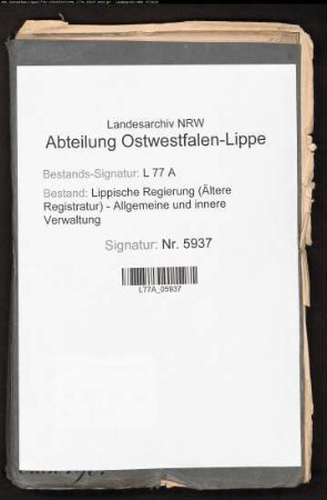 Prüfung des Dr. med. Arnold Eschenburg aus Detmold