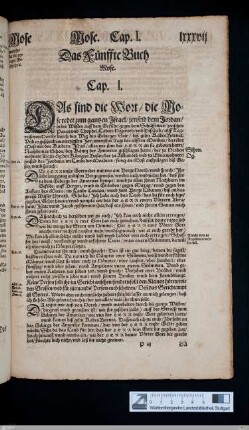 Das Fünffte Buch Mose