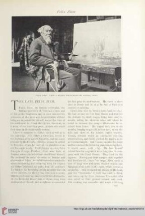 The late Felix Ziem