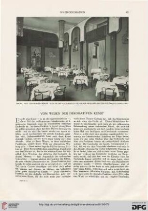 Vom Wesen der dekorativen Kunst, [1]
