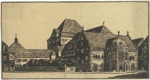 Fischer, Theodor; Heilbronn; Stadt-Theater - Perspektive