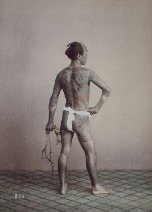 Tätowierter Mann