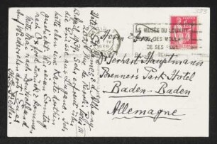 Brief von Hermann Georg Fiedler an Margarete Hauptmann und Gerhart Hauptmann