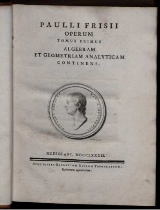 Tomus 1: Paulli Frisii Operum.