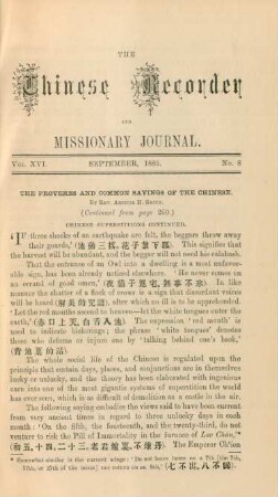 No. 8. September, 1885