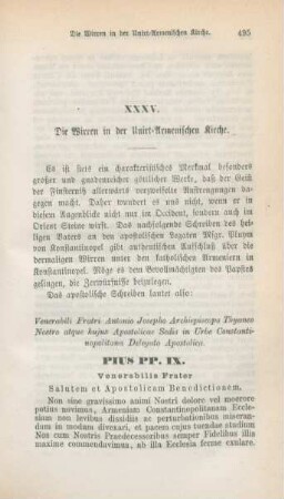495-499 Die Wirren in der Unirt-Armenischen Kirche