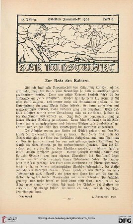 Zur Rede des Kaisers