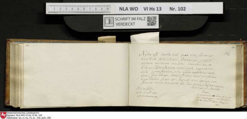 Stammbuch des Johann Christian Wilhelm Schütze aus                            Braunschweig