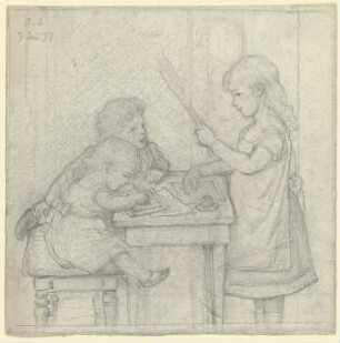Gespielte Schulszene