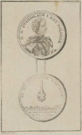 Bildnis von Stanislaus I., Rex Poloniae