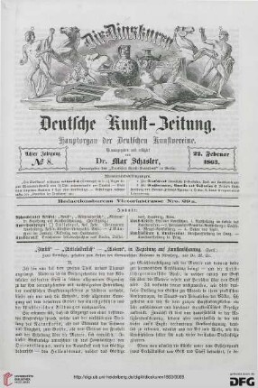 Nr. 8 (22. Februar 1863)