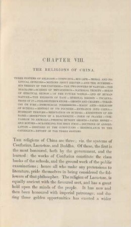 Chapter VIII. The religions of China
