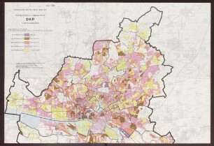 Blatt 3e: Bürgerschaftswahl vom 22. März 1970 - gültige Stimmen in Hamburg für die DKP in den Wahlbezirken -