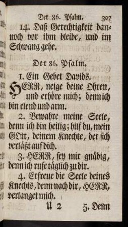 307-316, 86.-88. Psalm.