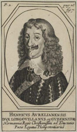Bildnis von Henricvs Avrelianensis, Dvx Longovillianvs