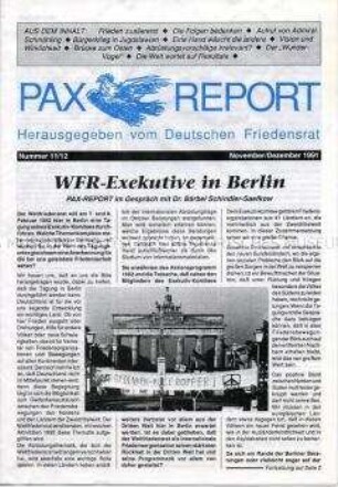 Mitteilungsblatt (Rundbrief) des Deutschen Friedensrates u.a. über den jugoslawischen Bürgerkrieg, über internationale Waffengeschäfte, und über den Stand der Abrüstung – Sachkonvolut