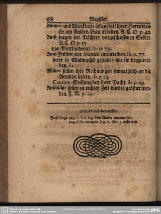 Errata so bemercket