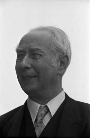 Staatsbesuch von Bundespräsident Dr. Theodor Heuss in Karlsruhe.