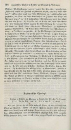 124-155 Systematische Theologie