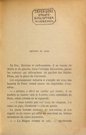 La décadence latine : Éthopée, 9. La gynandre