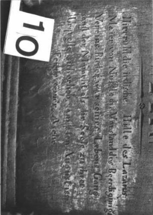 Grabstein 10 (Detailaufnahme)